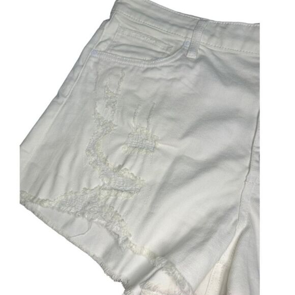 Kut from the Kloth NWT White Jane High Rise Short White Button Fly // … - Picture 3 of 7